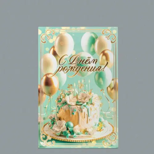 Открытка Золото праздника